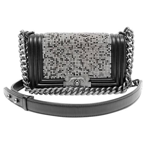 chanel le boy crystal|chanel bag.